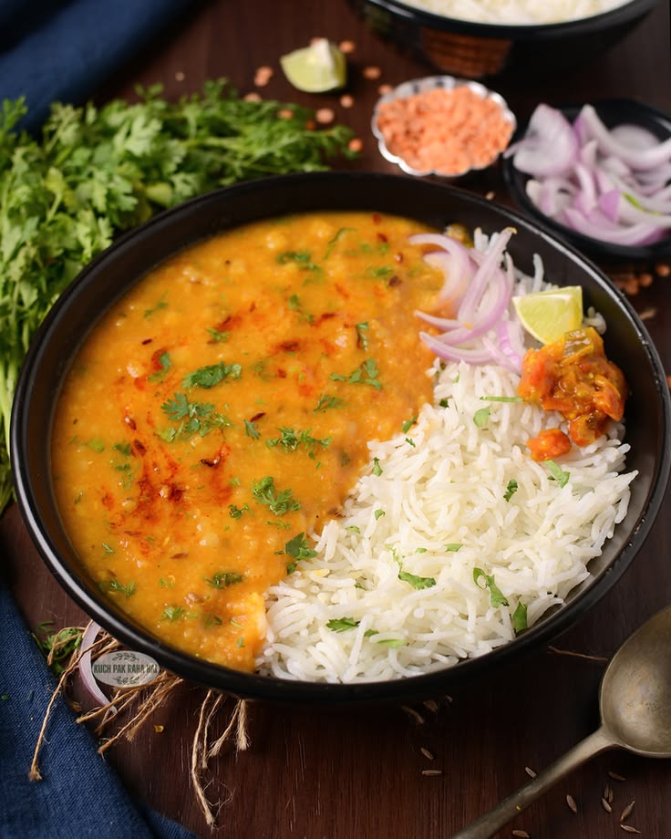 Dal Tadka Rice Bowl